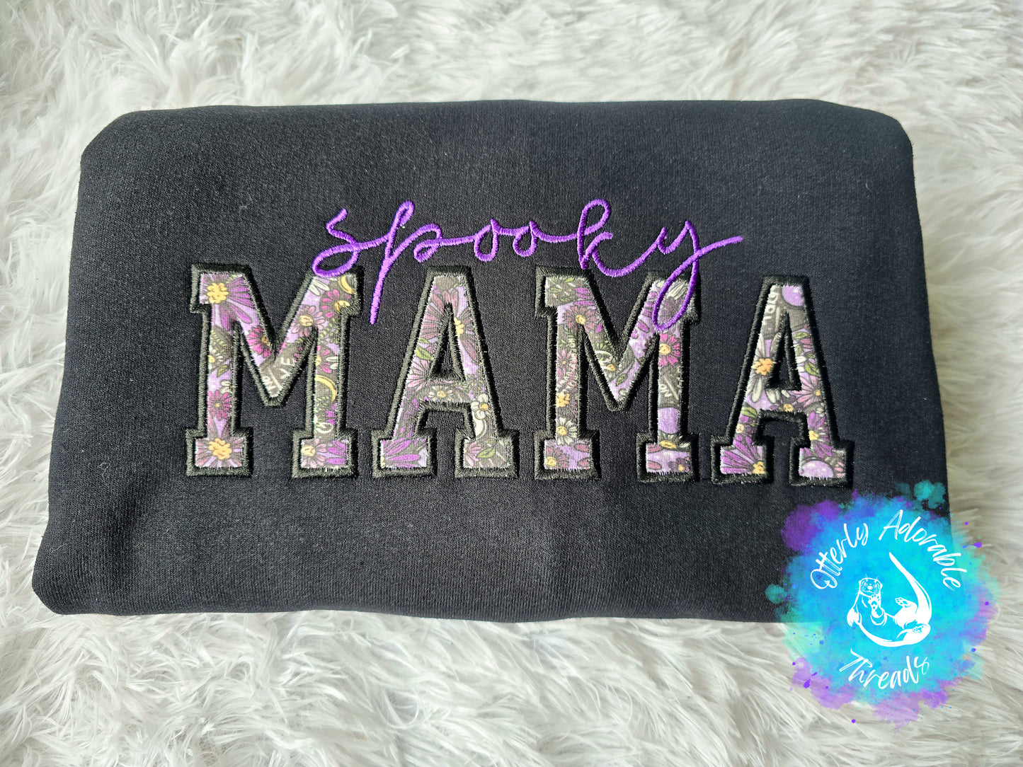 Spooky mama sweatshirt - floral planchettes