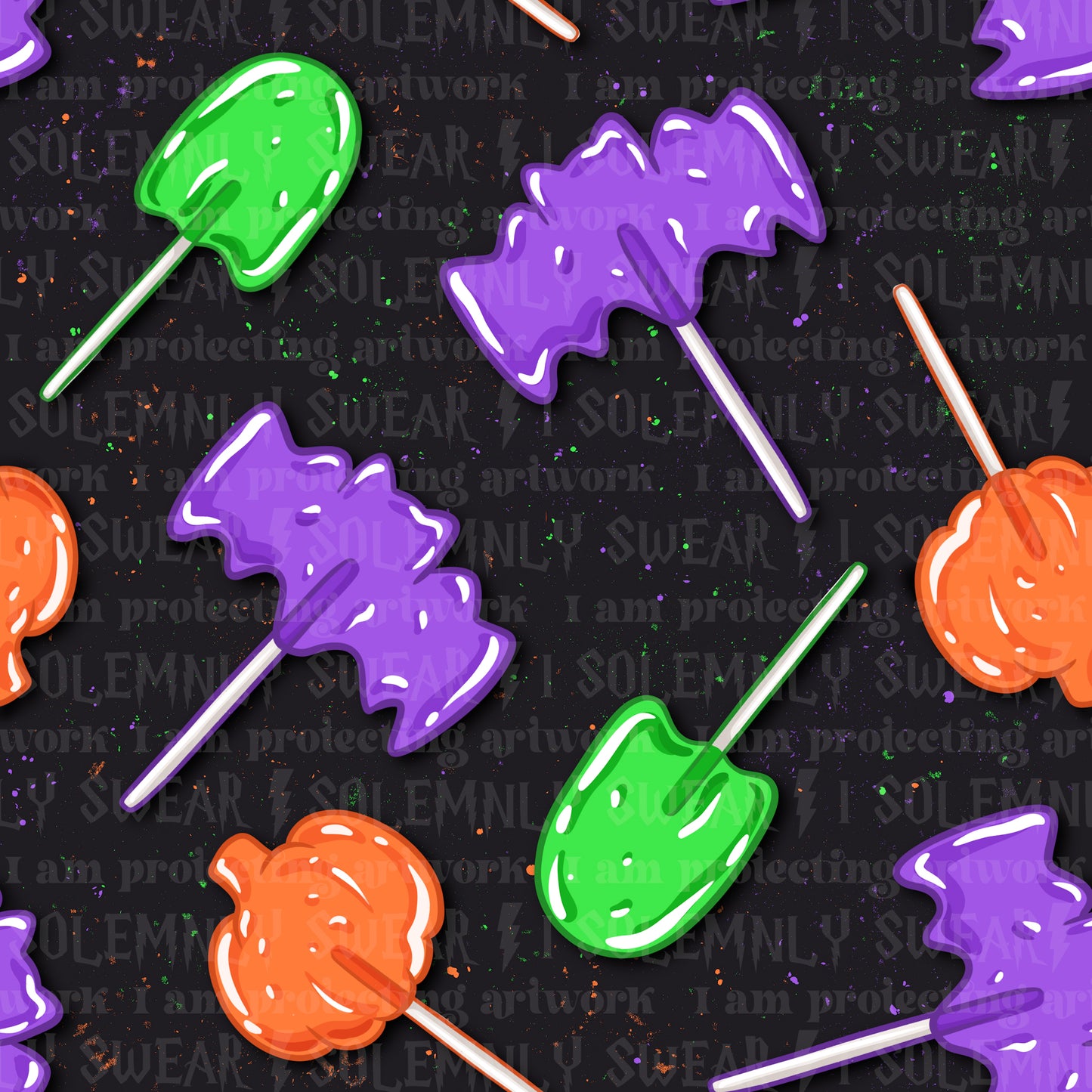 Halloween lollipops