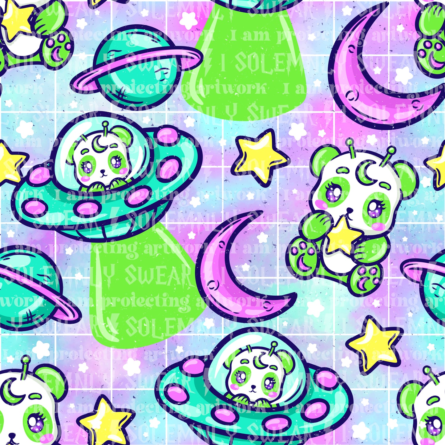 Alien pandas