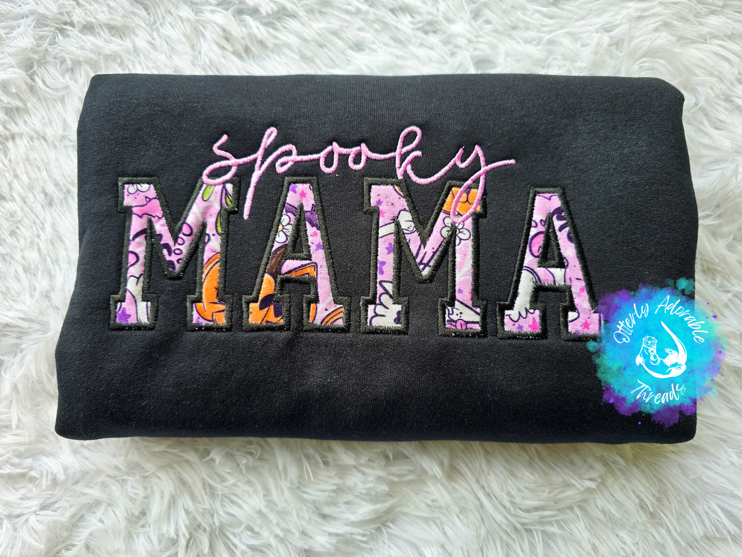 Spooky mama sweatshirt - kitty bones