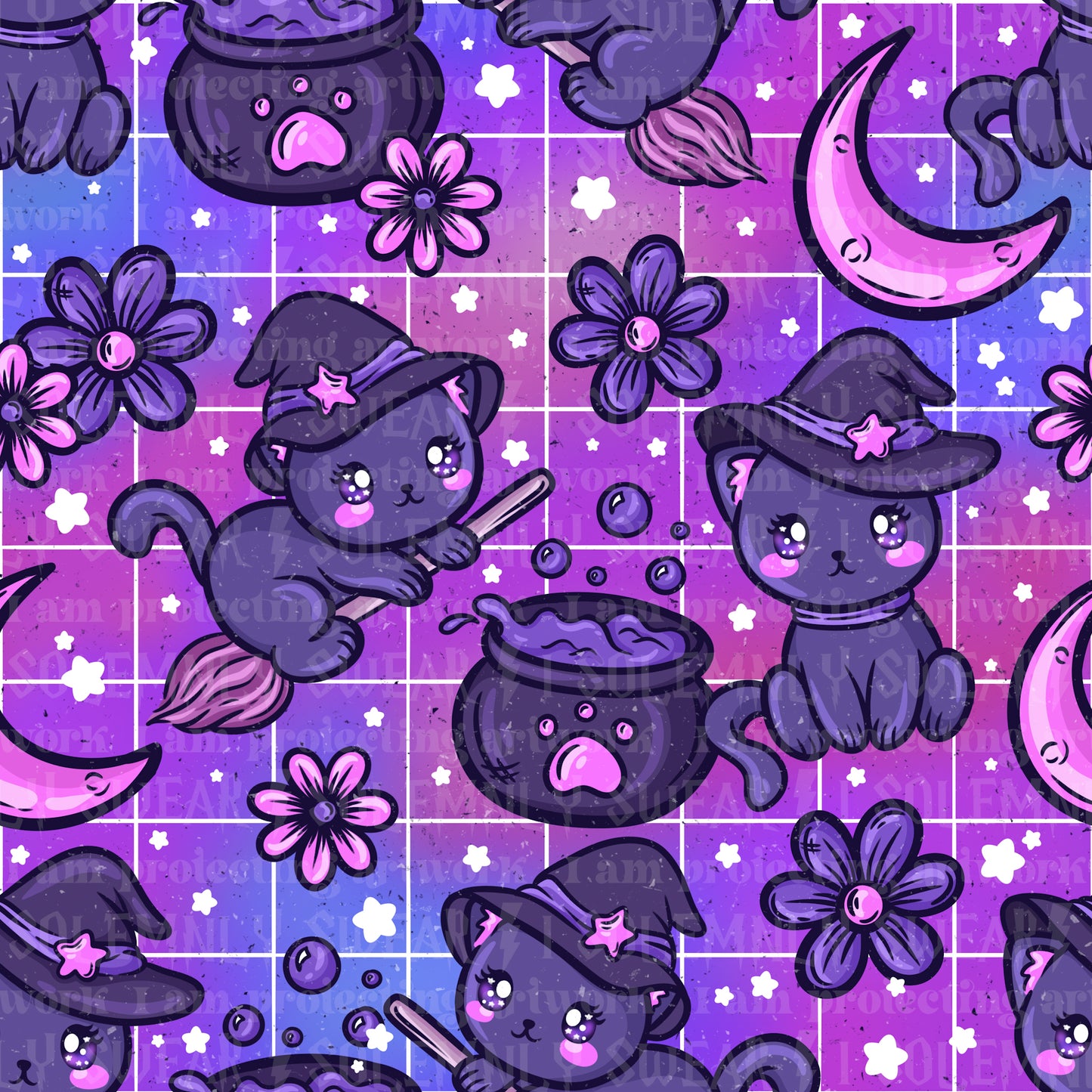 Witchy black cats