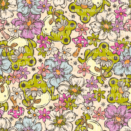 Floral frogs