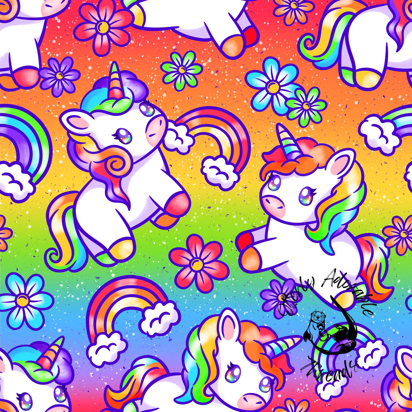 Rainbow unicorns