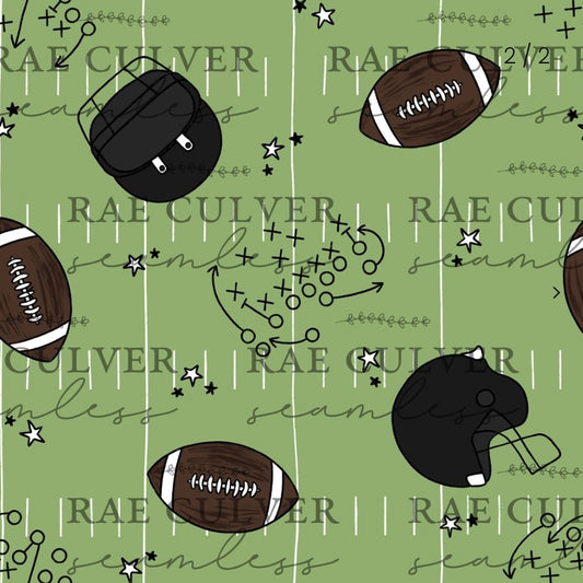 Football playbook - black