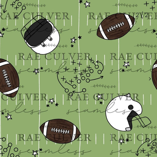 Football playbook - white