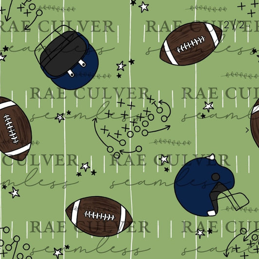 Football playbook - navy