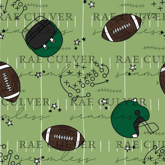 Football playbook - green