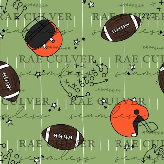 Football playbook - orange