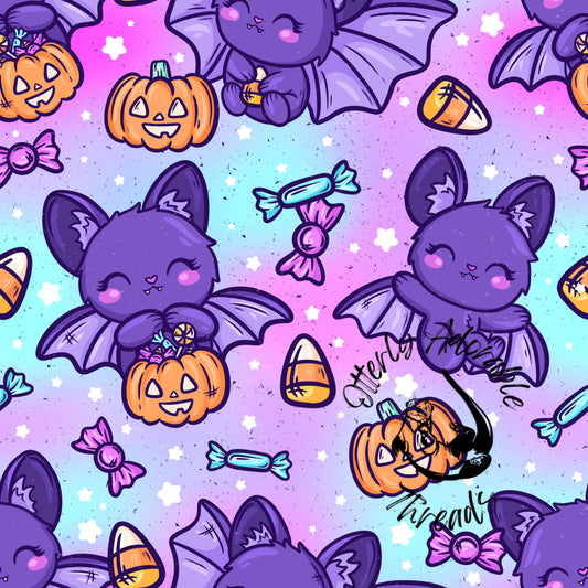 Sweety the bat - cotton candy