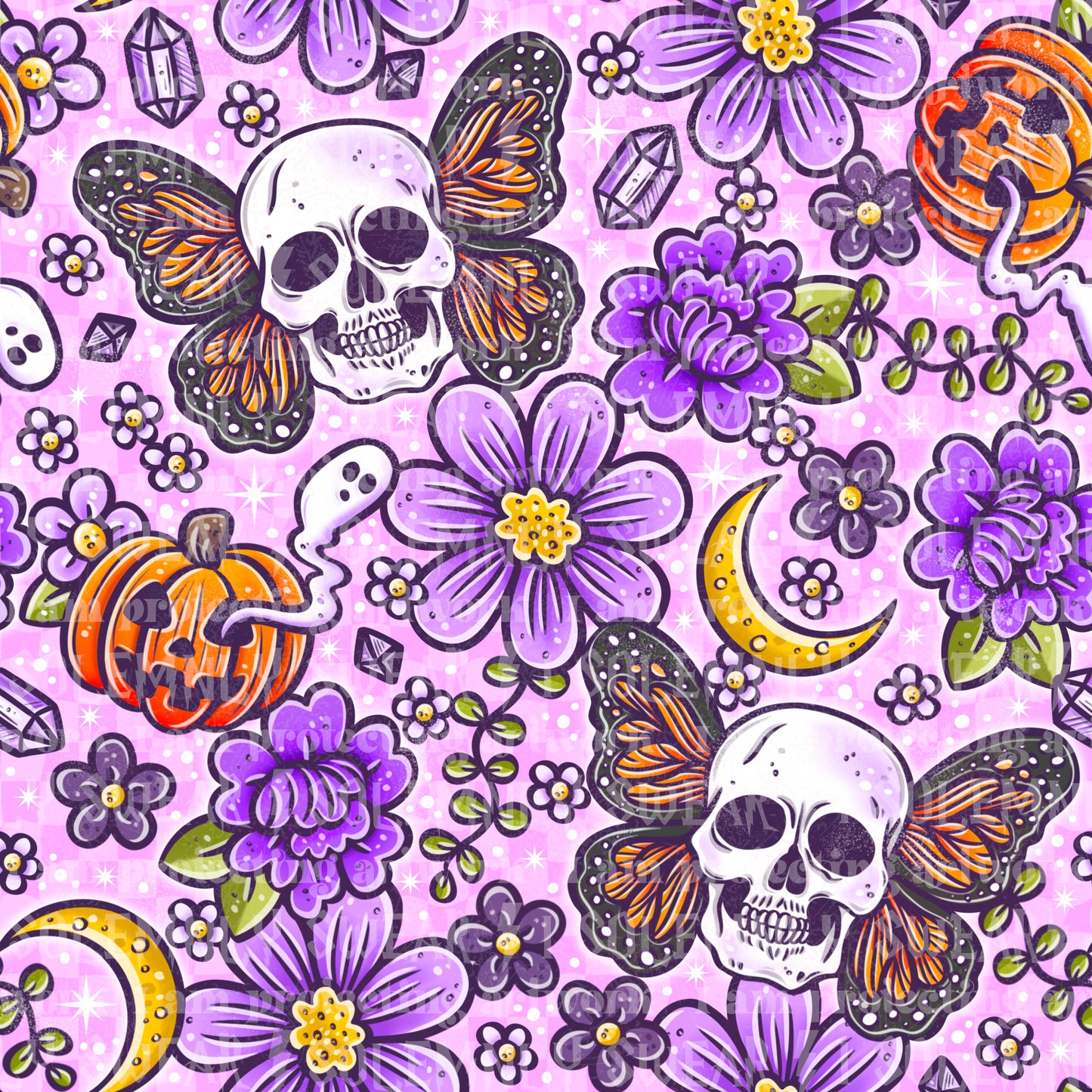 Skull butterflies