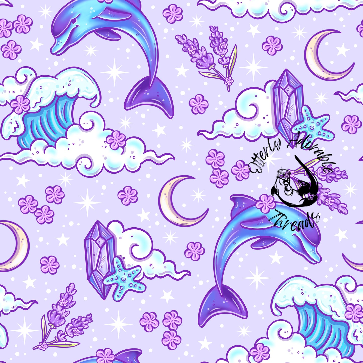 Lavander dolphins