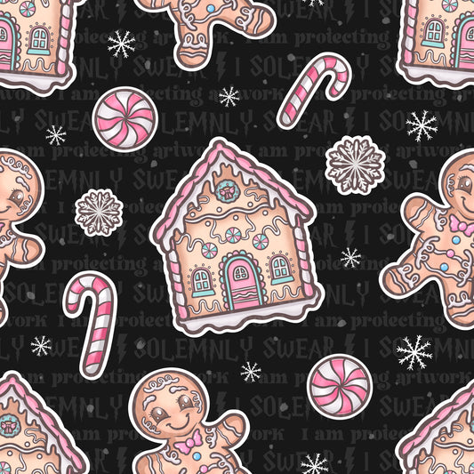 Gingerbread men and houses