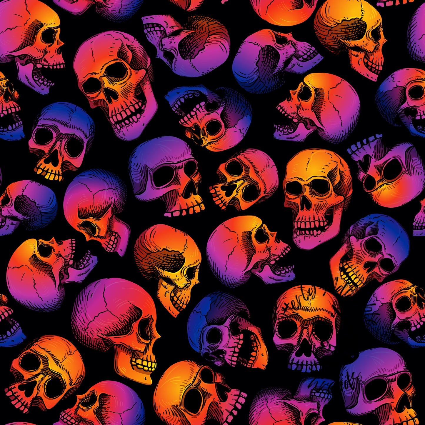 Creepy skulls